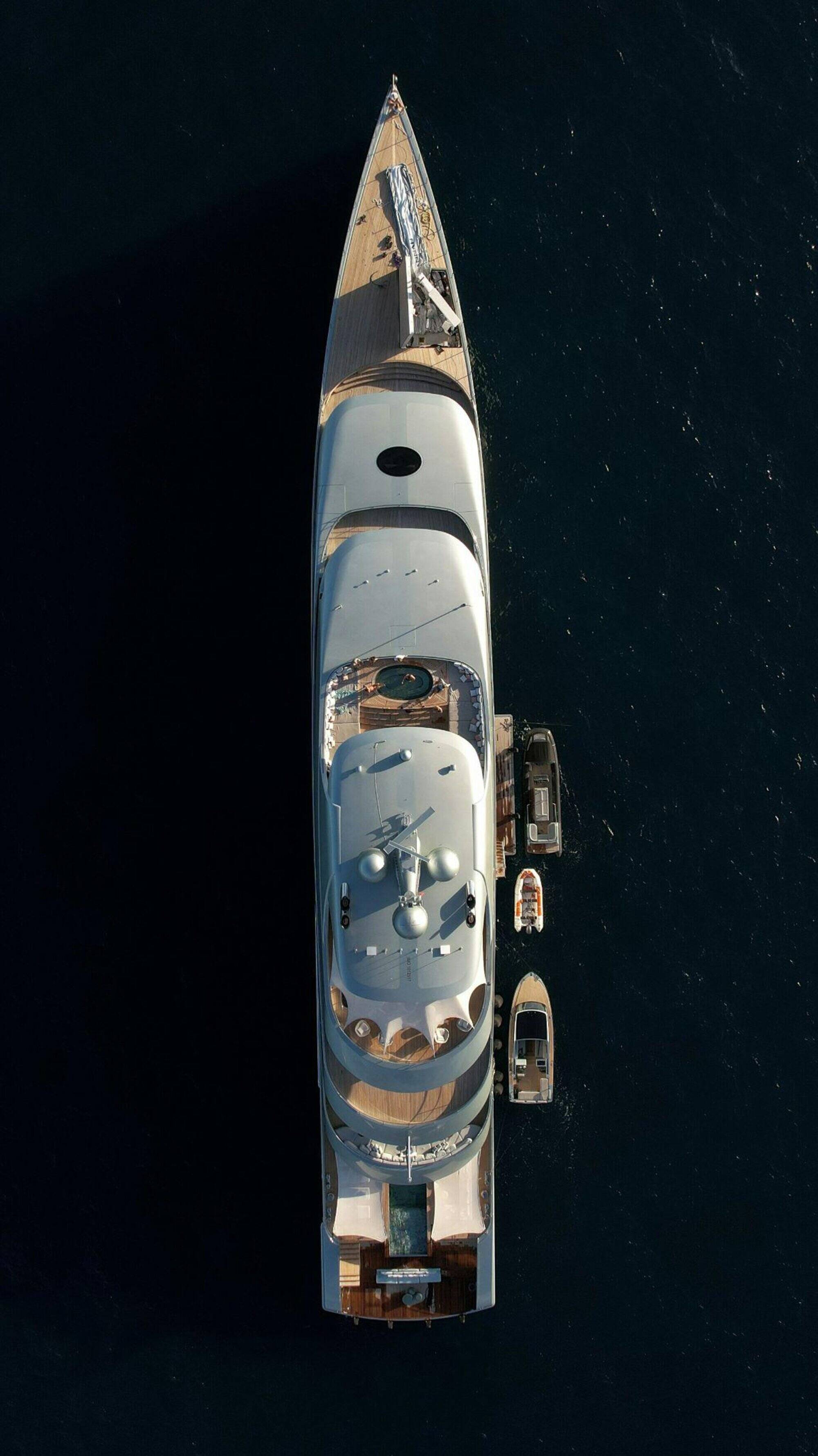 Superyacht aerial